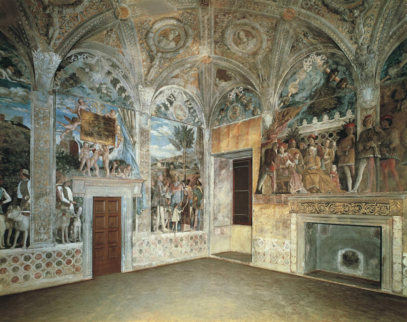 无人,宫殿,横图,室内,特写,地板,门,天花板,建筑,意大利,欧洲,拱门,地面,文艺复兴,图像,壁画,概念,摄影,创造力,地中海文化,南欧,主题,古典风格,伦巴第大区,构图,想法,曼图亚,彩图,旅行,时空,传统文化