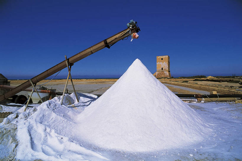 无人,横图,室外,白天,建筑,意大利,欧洲,丰富,地平线,地形,塔,辽阔,地面,饮食,蓝色,广阔,工业,摄影,堆,一望无际,西西里,地中海文化,延伸,意大利文化,纯净,万里无云,天地相交,无边无际,一马平川,特拉帕尼,彩图