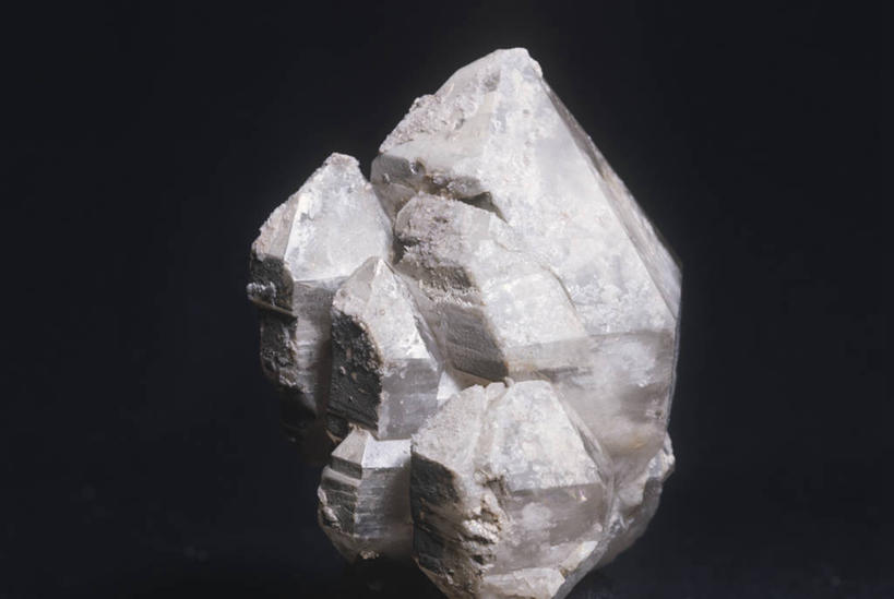 无人,横图,黑色背景,白色,灰色,自然,摄影,部分,石英,地质学,矿物质,岩石,彩图,影棚拍摄