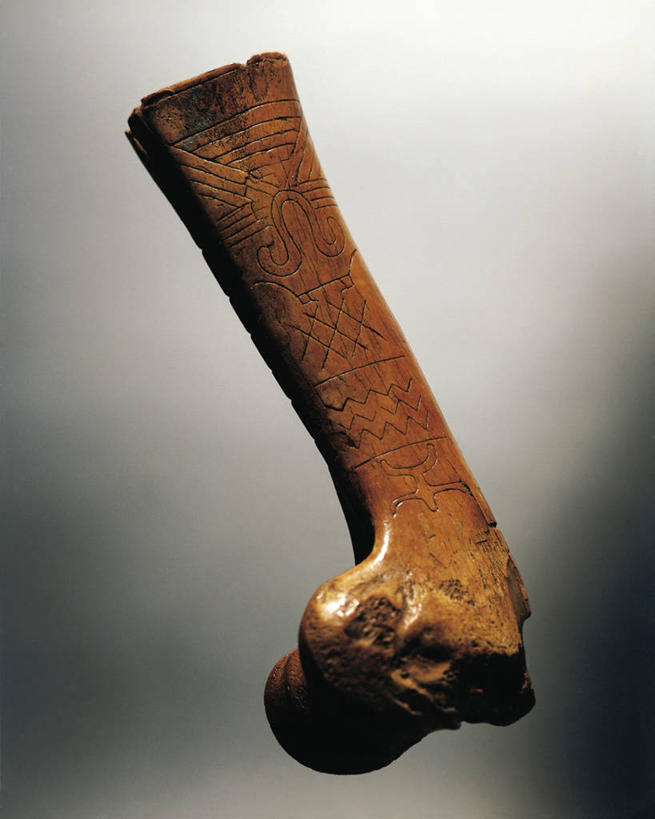 无人,竖图,意大利,灰色背景,工具,文字,褐色,骨头,历史,一个,摄影,单个,古代文明,式样,特伦托,史前时代,彩图,影棚拍摄