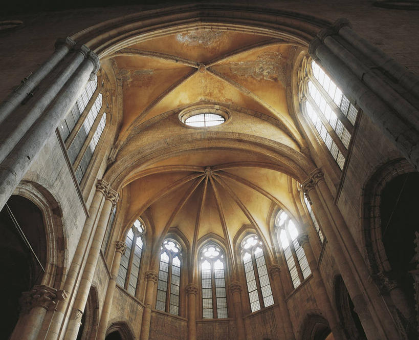 无人,横图,室内,白天,仰视,窗户,天花板,建筑,日光,拱门,摄影,基督教,哥特式风格,坎帕尼亚,彩图,低角度拍摄