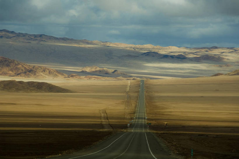 无人,横图,室外,沙漠,路,智利,路标,云,天空,自然,黄昏,运输,摄影,宁静,彩图