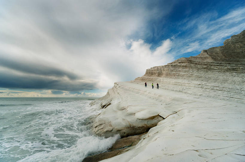 横图,室外,白天,美景,意大利,沙子,海岸线,景观,云,风景,自然,景色,摄影,宁静,西西里,岩层,自然风光,意大利文化,阿格利真托,岩石,彩图