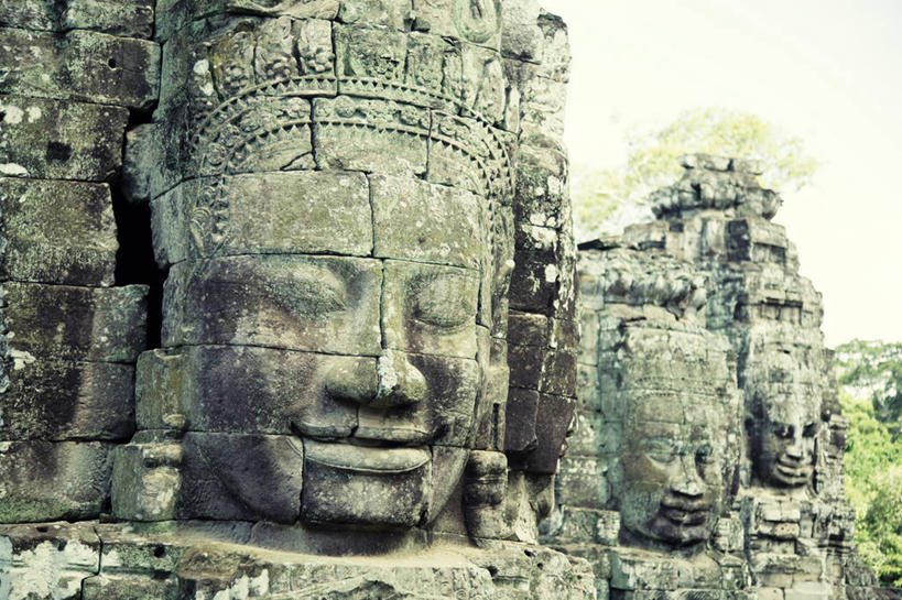 无人,横图,室外,白天,雕塑,柬埔寨,标志,雕像,符号,历史,标识,废墟,天空,摄影,宗教,佛教,万里无云,暹粒省,性别符号,古代文明,灵性,大吴哥城,吴哥,彩图,男性符号,柬埔寨文化