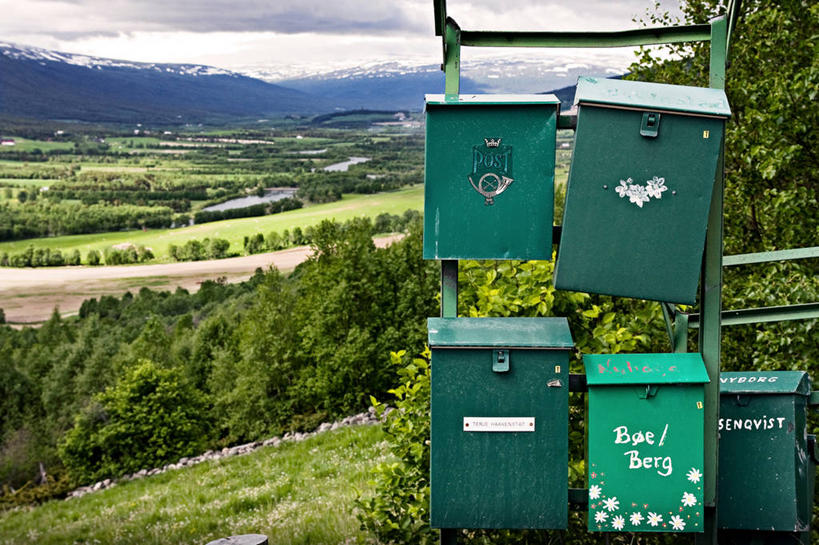 无人,横图,室外,白天,旅游,度假,美景,挪威,邮件,景观,山谷,娱乐,邮筒,草,树,绿色,风景,自然,享受,休闲,景色,放松,通信,摄影,宁静,自然风光,奥普兰郡,彩图