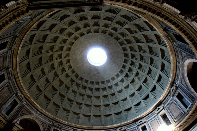 无人,横图,室内,白天,天花板,建筑,日光,意大利,首都,注视,历史,地标建筑,观察,看,摄影,观看,察看,圆顶建筑,关注,意大利文化,拉奇奥,式样,罗马万神殿,彩图