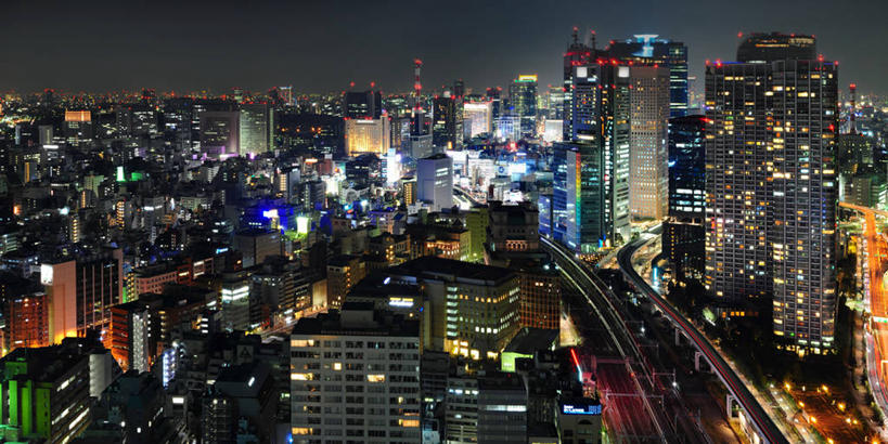 无人,横图,室外,夜晚,长时间曝光,度假,美景,天际线,城市风光,城市,建筑,路,铁路,汽车,东京,日本,日本文化,景观,轨道,交通,铁轨,首都,娱乐,现代,车,天空,交通工具,享受,休闲,景色,放松,运输,摄影,照亮,载具,汐留,彩图,新桥站