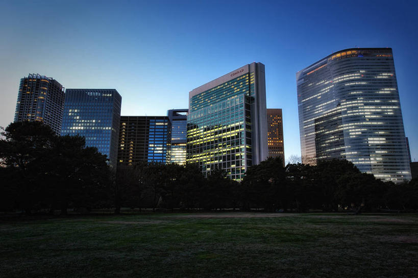 无人,横图,室外,夜晚,度假,美景,天际线,城市风光,城市,建筑,东京,日本,日本文化,景观,首都,娱乐,树,天空,享受,休闲,景色,放松,摄影,汐留,彩图