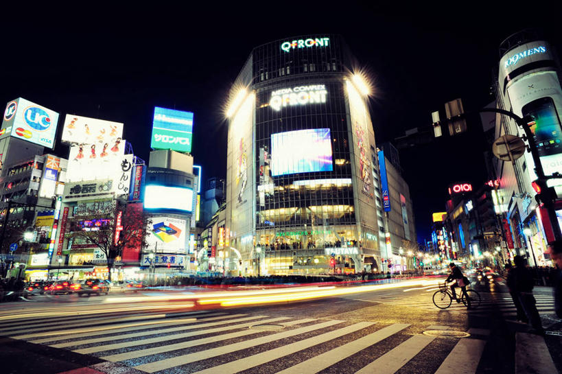 横图,室外,夜晚,长时间曝光,度假,美景,城市风光,城市,道路,建筑,街道,路,公路,东京,日本,亚洲,日本文化,路标,景观,交通,首都,娱乐,天空,享受,休闲,景色,放松,运输,摄影,迅速,照亮,东亚,本州,关东地方,本州岛,日本国,东京都,涩谷,涉谷,涩谷区,马路,彩图