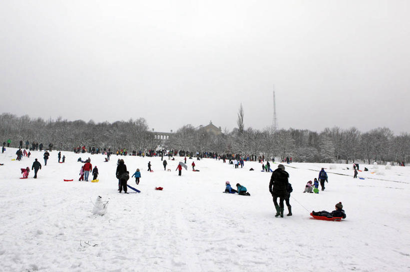 拉,横图,室外,白天,度假,雪,英国,首都,许多人,天空,一群人,寒冷,乐趣,摄影,雪橇,享乐,群众,休闲活动,彩图