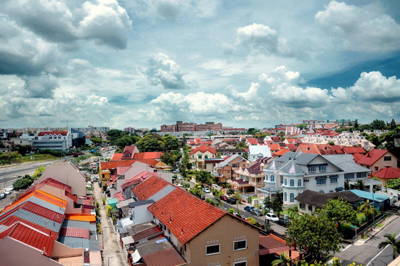 无人,横图,俯视,室外,白天,城市,建筑,新加坡,屋顶,摄影,住房,发展,彩图,高角度拍摄,房屋建设