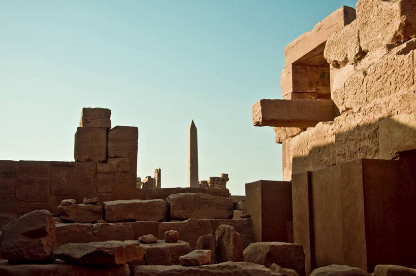 无人,寺庙,横图,室外,白天,建筑,历史,天空,地标建筑,摄影,宗教,中东,宗教建筑,中国文化,卡尔纳克神殿,埃及文化,彩图,埃及卢克索