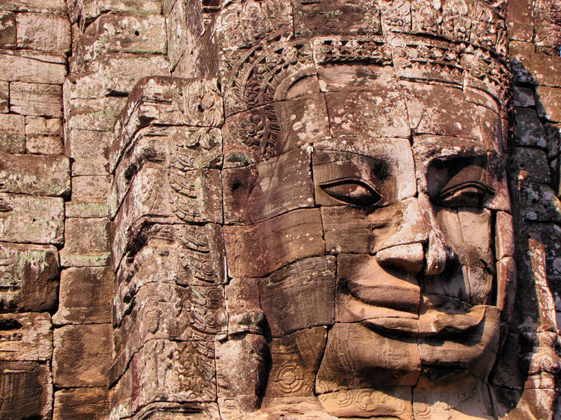 无人,横图,室外,白天,石头,建筑,柬埔寨,标志,雕像,符号,墙,历史,标识,废墟,摄影,宗教,佛教,宗教建筑,暹粒,性别符号,巴扬寺,岩石,彩图,男性符号,柬埔寨文化