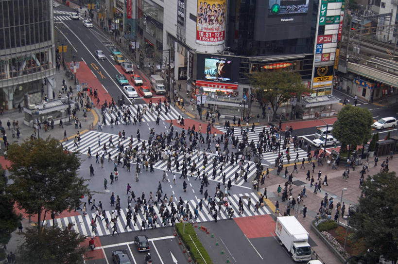 横图,俯视,室外,白天,城市,建筑,人行横道,东京,日本,亚洲,行人,朦胧,模糊,路标,交通,关东地区,首都,许多人,树,一群人,运输,摄影,群众,东亚,本州,关东地方,本州岛,日本国,东京都,涩谷,涉谷,涩谷区,斑马线,步行,高角度拍摄