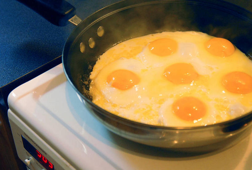 无人,横图,室内,特写,白天,早餐,厨房,英国,准备,蒸汽,饮食,摄影,煎锅,部分,清新,北欧,健康食物,烹调