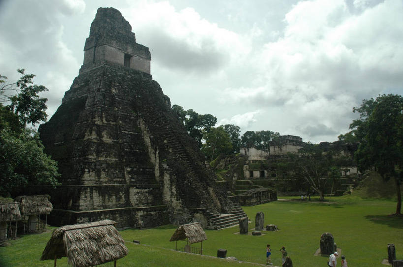 横图,室外,白天,危地马拉,废墟,台阶,金字塔,摄影,中美洲,玛雅文明,古代文明,彩图,迪卡尔