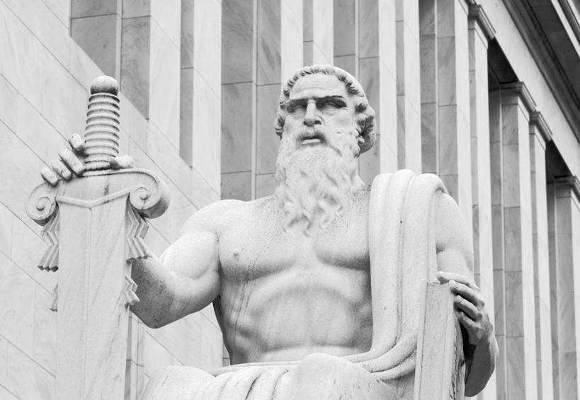 胡须,无人,坐,横图,黑白,室外,白天,美国,标志,长袍,雕像,符号,首都,拿着,标识,躯干,摄影,剑,华盛顿特区,性别符号,胡子,络腮胡,男性符号,法律