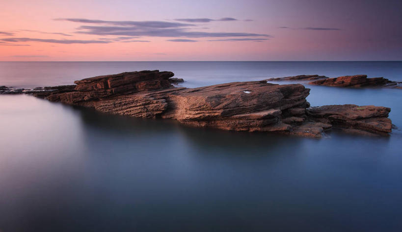 无人,横图,室外,海洋,美景,日落,英国,景观,水平线,风景,自然,景色,摄影,宁静,岩层,自然风光,诺森伯兰郡,岩石,彩图