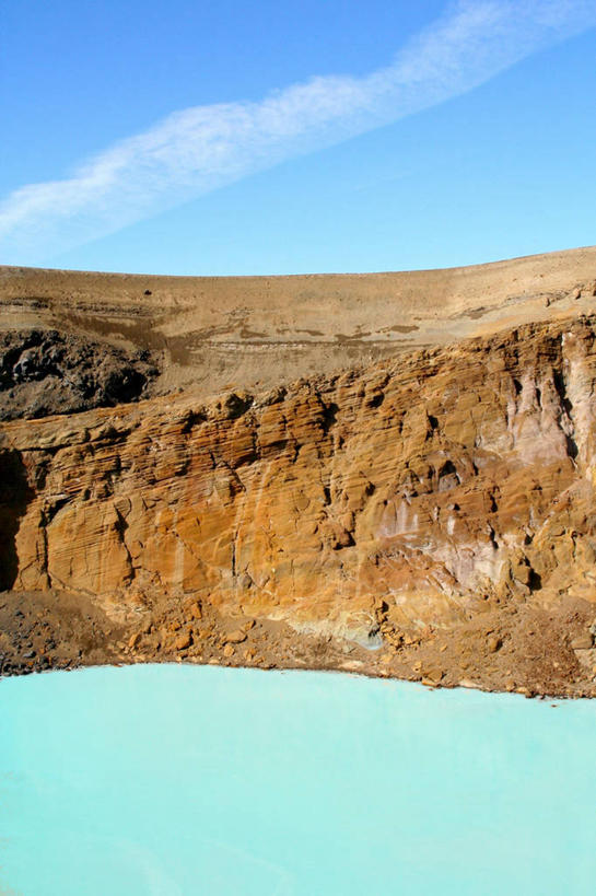 无人,竖图,室外,白天,火山口,悬崖,风景,摄影,火山湖,岩石,彩图