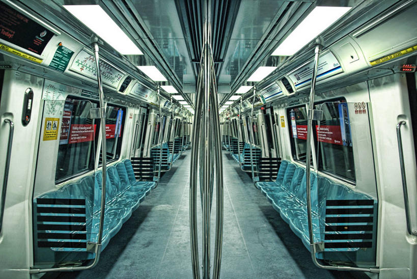 无人,横图,地铁,新加坡,光束,公共交通,座位,运输,摄影,照亮,透视图,彩图,旅行