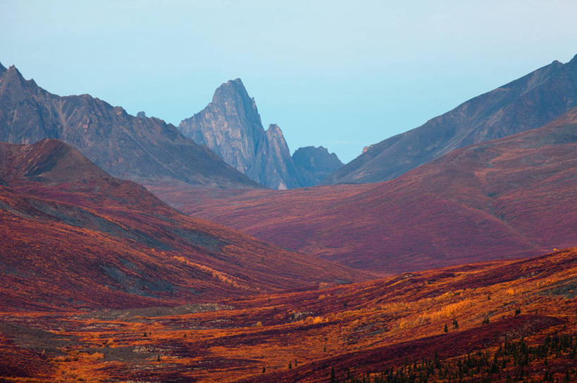 无人,横图,室外,白天,美景,山脉,加拿大,地形,景观,风景,自然,景色,摄影,宁静,自然风光,万里无云,育空地区,岩石,彩图