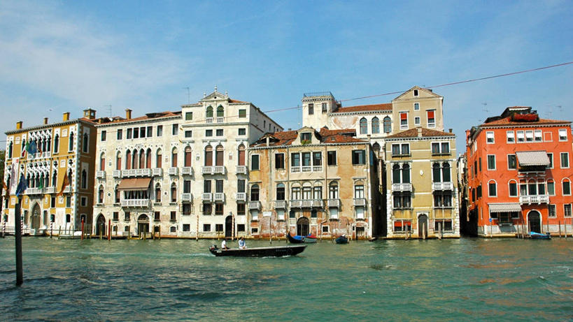 横图,室外,白天,建筑,船,意大利,威尼斯,天空,交通工具,摄影,运河,舟,载具,意大利文化,彩图