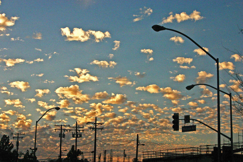 无人,横图,室外,白天,城市,路灯,美国,红绿灯,天气,自然,黄昏,摄影,宁静,北美,北美洲,加利福尼亚,美洲,剪影,加州,洛杉矶,加利福尼亚州,金州,黄金州,北亚美利加洲,亚美利加洲,卷积云,天使之城,彩图,县治,洛杉矶县,美利坚合众国,洛城