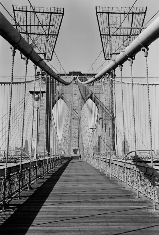 无人,竖图,黑白,室外,白天,城市,建筑,纽约,美国,桥,运输,摄影,吊桥,布鲁克林桥