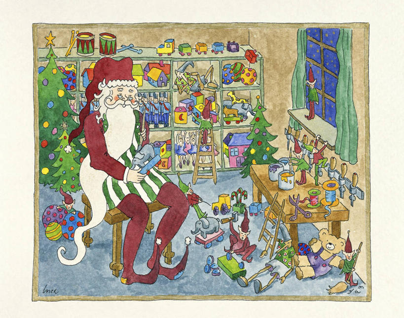 成年人,老年人,胡须,头发,一个人,坐,横图,插画,室内,绘画,车间,数码,科技,桌子,玩具,椅子,圣诞节,仅一个男性,仅一个人,许多,圣诞老人,准备,阴影,庆祝,艺术,网络,工具,剪刀,圣诞树,泰迪熊,很多,高光,几何,计算机图形,古典,合成,图画,拿着,文化,架子,画,白色,工艺品,品味,仅一个老年男性,职业,卡通,幻想,人体,颜料,美术,电脑合成图,数码合成图,高雅,合成图,小精灵,漫画,写实,具体,具象,美学,老年男性,男人,男性,胡子,络腮胡,小胡子,彩图,传统服装,装扮,传统文化