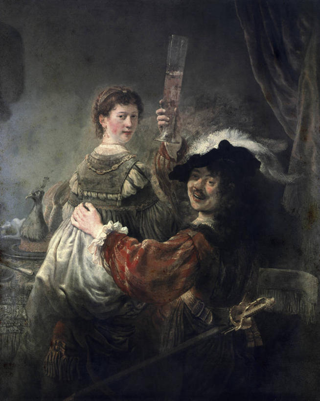 成年人,两个人,坐,微笑,竖图,插画,室内,绘画,快乐,幸福,数码,科技,油画,阴影,正装,艺术,网络,高光,几何,计算机图形,古典,合成,图画,扭头,注视,文化,饮食,画,工艺品,观察,看,品味,转头,怀孕,观看,美术,电脑合成图,数码合成图,察看,高雅,享乐,合成图,关注,肖像,漫画,香槟杯,巴洛克风格,写实,具体,具象,美学,伦勃朗,年轻男性,年轻女性,年轻人,彩图,酒馆