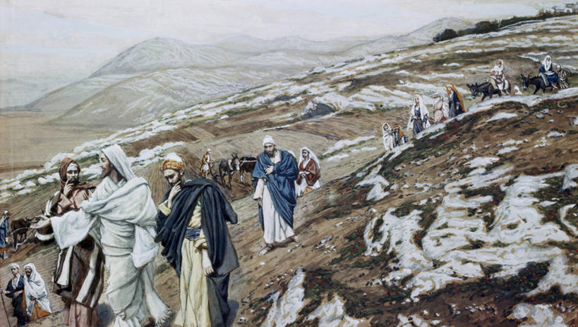 成年人,三个人,人群,横图,俯视,插画,室外,白天,旅游,度假,绘画,旅途,数码,科技,美景,山,阴影,艺术,网络,地形,景观,山谷,高光,几何,计算机图形,古典,合成,图画,文化,娱乐,画,自然,工艺品,品味,手势,享受,休闲,景色,放松,宗教,指导,美术,电脑合成图,数码合成图,领导,高雅,基督,基督教,解释,合成图,天主教,自然风光,耶稣,漫画,救世主,写实,具体,具象,美学,基利斯督,弥赛亚,默西亚,美术工艺,把握,男人,步行,说话,彩图,高角度拍摄,打手势,加里肋亚,掌控