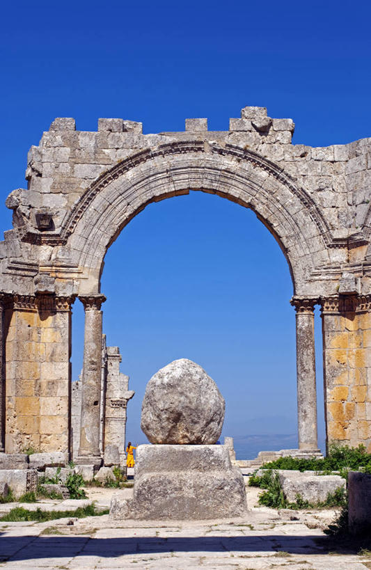 无人,教堂,竖图,建筑,叙利亚,废墟,摄影,宗教,中东,圣人,阿勒颇,阿拉伯,彩图,旅行