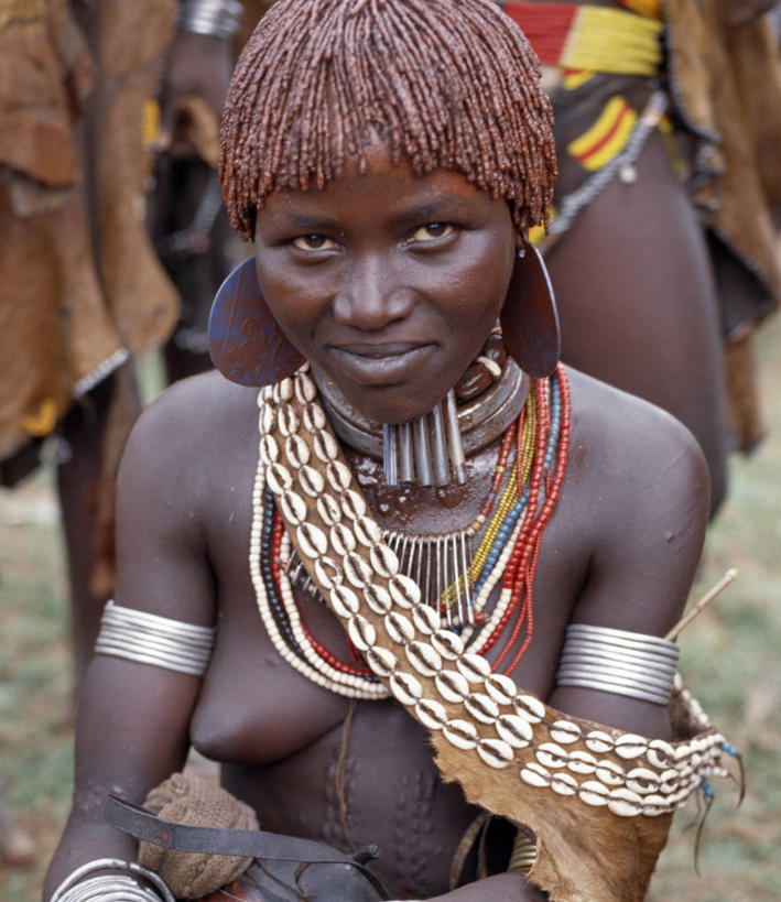 婴儿,儿童,两个人,姐妹,微笑,竖图,快乐,非洲,埃塞俄比亚,摄影,女性,彩图,传统服装,游牧民族