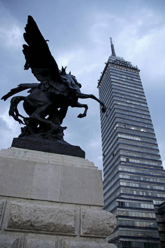 无人,办公室,竖图,城市,建筑,摩天大楼,墨西哥,塔,首都,图像,地标建筑,摄影,拉丁美洲,市区,墨西哥城,彩图