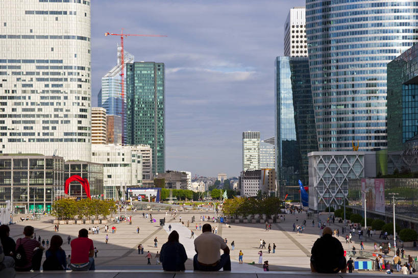 无人,横图,商务,时尚,建筑业,城市,建筑,雕塑,法国,巴黎,欧洲,雕像,首都,现代,布置,地标建筑,摄影,法国文化,拉德芳斯,彩图