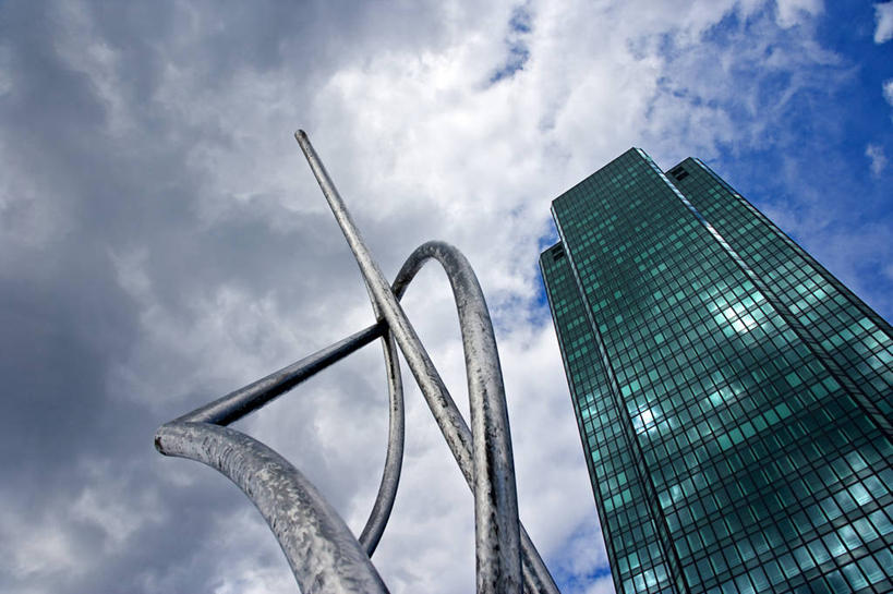 无人,竖图,雕塑,法国,巴黎,欧洲,条纹,艺术,首都,现代,摄影,创造力,手艺,拉德芳斯,美术工艺,彩图