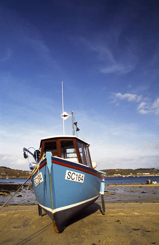 无人,竖图,室外,渔业,船,英国,沙子,岛,英格兰,摄影,海滩,彩图,干船坞