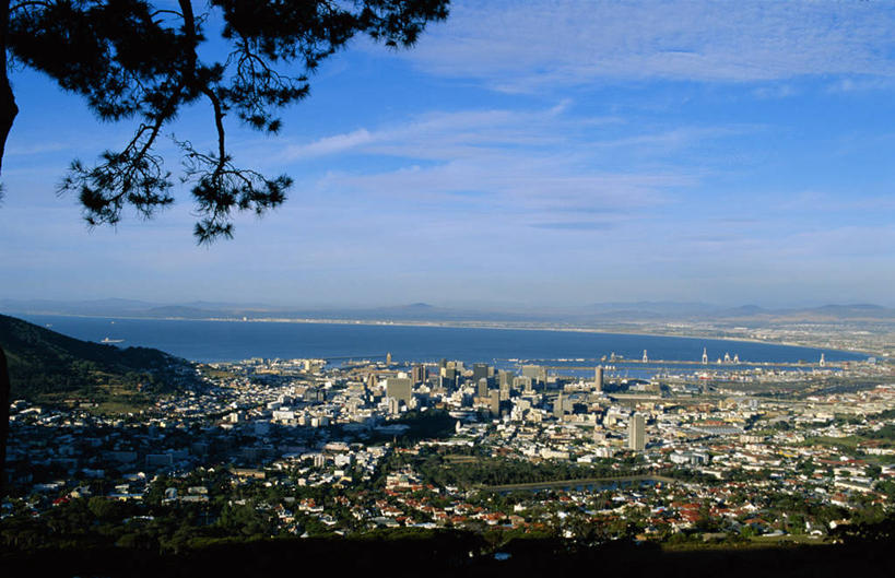 无人,横图,室外,度假,海洋,美景,城市风光,城市,非洲,南非,海岸线,景观,海湾,首都,娱乐,享受,休闲,景色,放松,摄影,开普敦,桌湾,海滩,彩图,海港