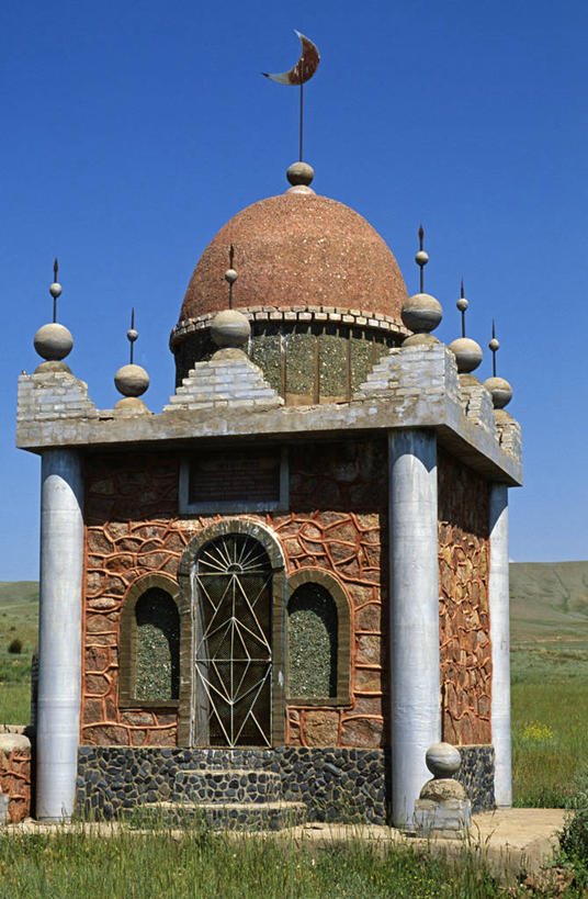 无人,竖图,建筑,吉尔吉斯斯坦,山谷,历史,墓地,摄影,中亚,政府,墓穴,彩图