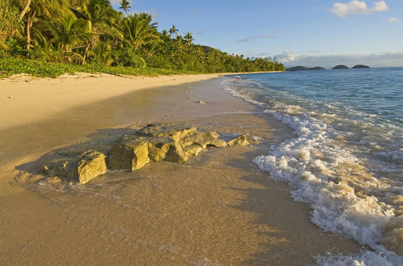 无人,横图,度假,海洋,斐济,沙子,岛,海岸线,摄影,热带气候,环境保护,南太平洋,天堂镇,海滩,彩图