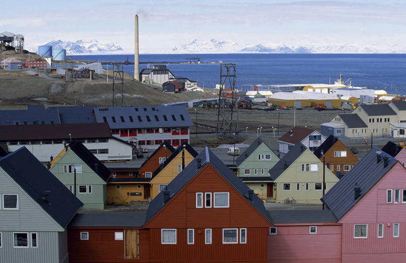 无人,码头,横图,彩色,时尚,建筑,挪威,欧洲,房屋,摄影,五颜六色,色彩斑斓,作画,五彩缤纷,五彩斑斓,斯瓦尔巴德群岛,五光十色,彩图,海港,朗伊尔城