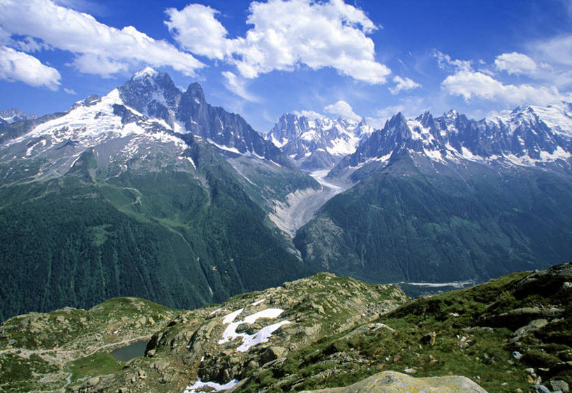 无人,横图,室外,山,山脉,欧洲,摄影,法国文化,阿尔卑斯山脉,霞慕尼,上萨瓦,彩图,旅行