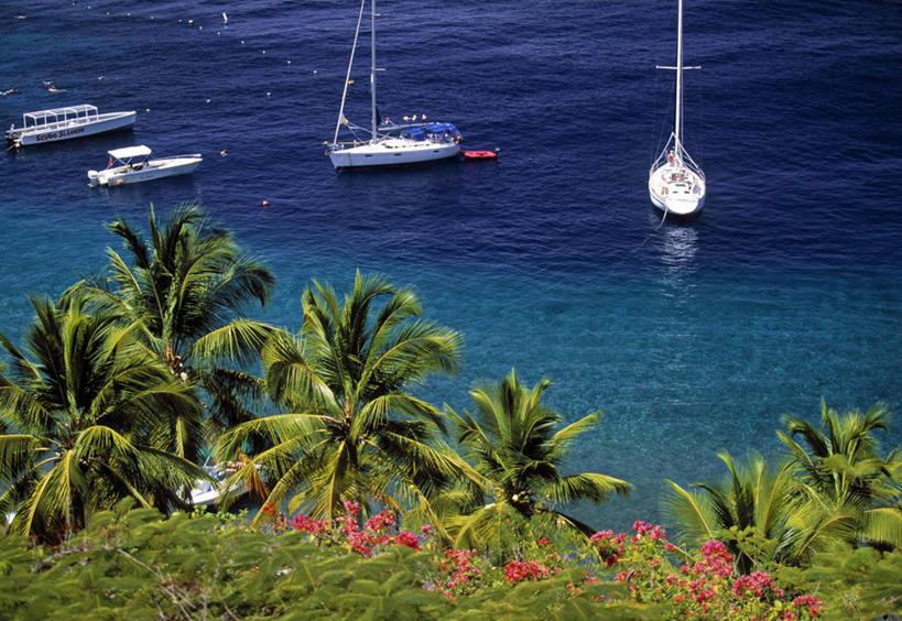 无人,横图,岛,游艇,摄影,热带气候,彩图,旅行