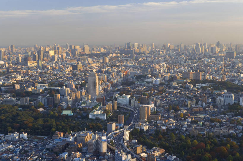 无人,横图,俯视,航拍,室外,天际线,城市,东京,日本,亚洲,日本文化,首都,摄影,鸟瞰,市区,彩图,高角度拍摄