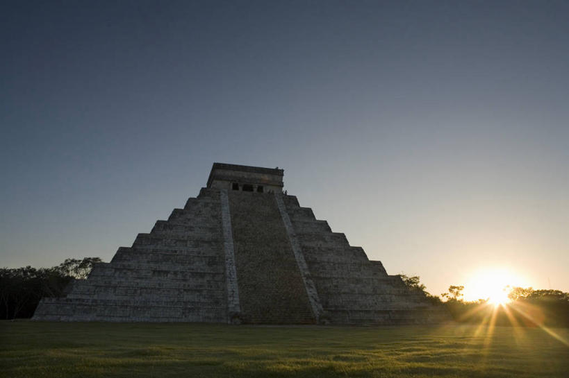 无人,横图,墨西哥,废墟,金字塔,摄影,考古学,中美洲,拉丁美洲,玛雅文明,尤卡坦半岛,尤卡坦州,彩图