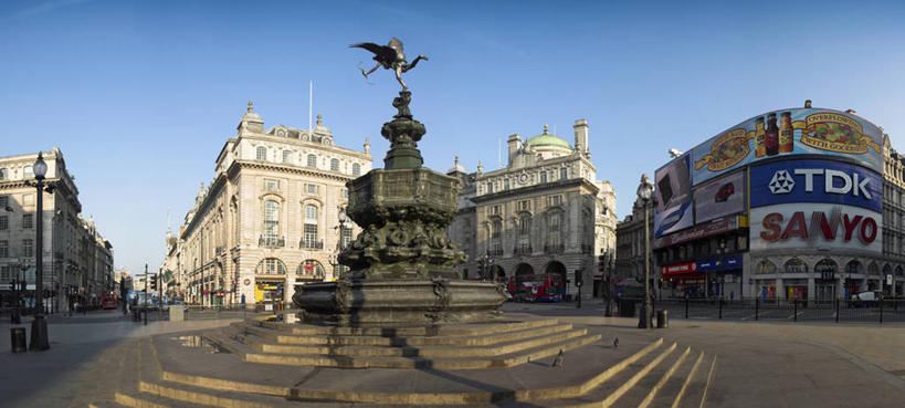 无人,横图,全景,城市,英国,欧洲,首都,英格兰,皮卡迪利广场,摄影,西欧,北欧,英国文化,彩图