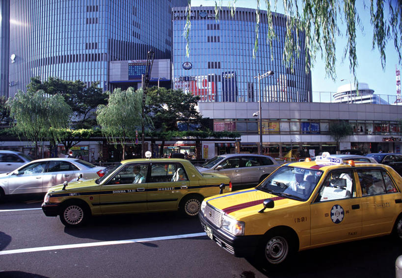 无人,横图,城市,出租车,东京,日本,亚洲,首都,摄影,彩图