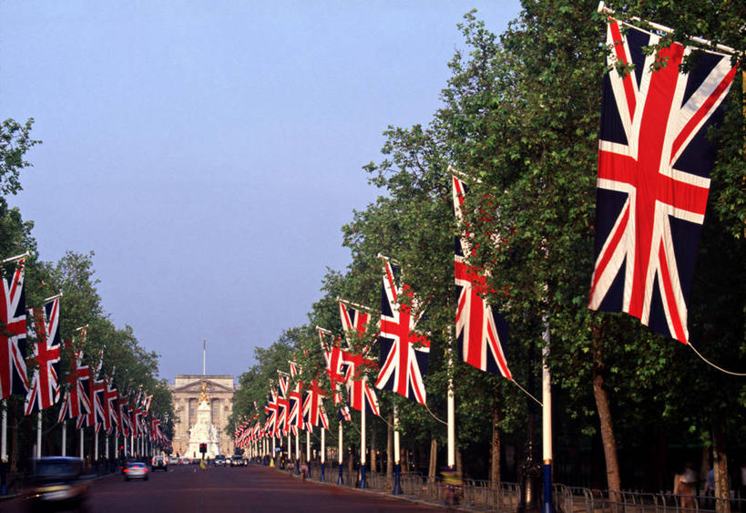 无人,横图,城市,旗帜,英国,欧洲,首都,英格兰,白金汉宫,摄影,英国文化,彩图