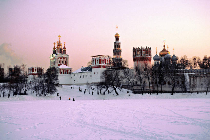 无人,横图,室外,雪,俄罗斯,冬天,首都,摄影,莫斯科,彩图