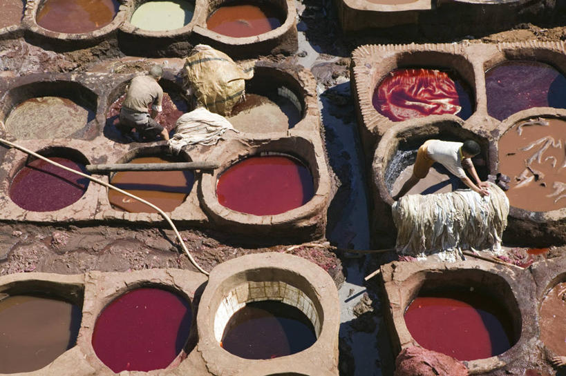 无人,横图,非洲,摩洛哥,摄影,染料,北非,费兹,摩洛哥文化,彩图